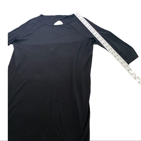 Casual Zara 3/4 Sleeve Black Dress - Picture 5 of 9